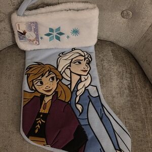 Disney Frozen Blue and White Stocking